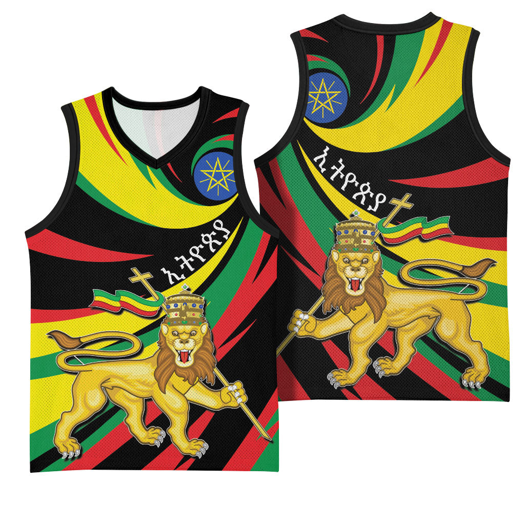 Ethiopia National Day 1991 Basketball Jersey Habesha Lion Of Judah