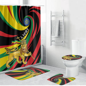 Ethiopia National Day 1991 Bathroom Set Habesha Lion Of Judah