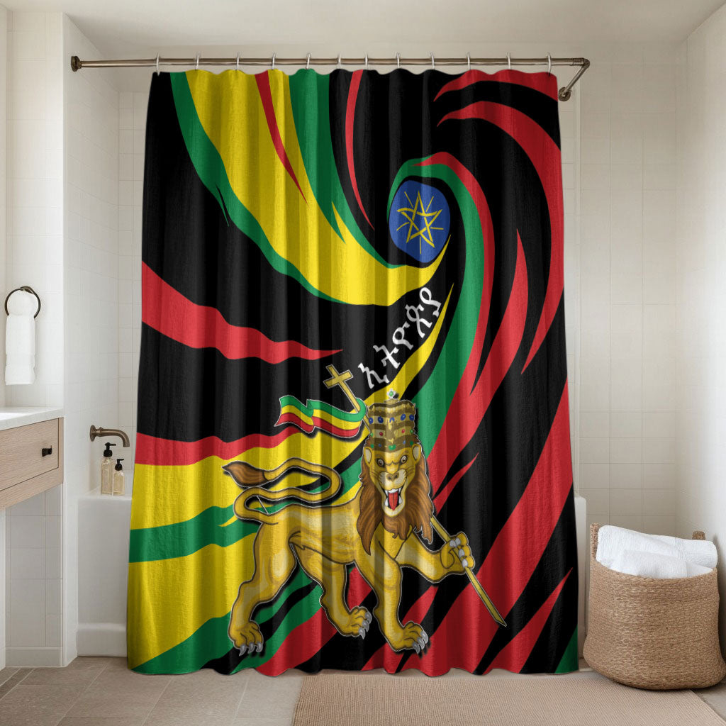 Ethiopia National Day 1991 Bathroom Set Habesha Lion Of Judah