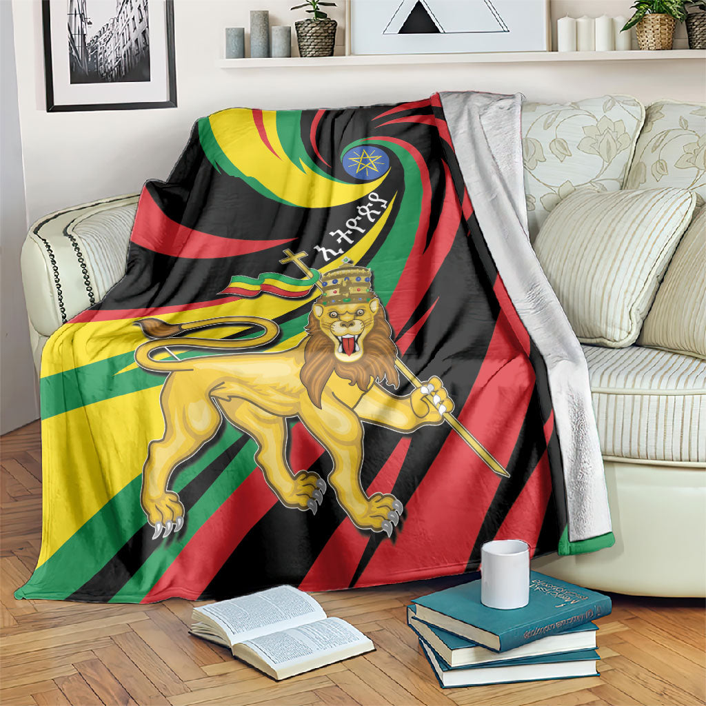 Ethiopia National Day 1991 Blanket Habesha Lion Of Judah