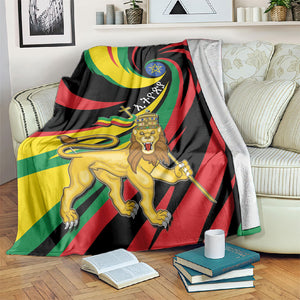 Ethiopia National Day 1991 Blanket Habesha Lion Of Judah