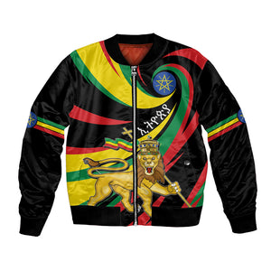 Ethiopia National Day 1991 Bomber Jacket Habesha Lion Of Judah