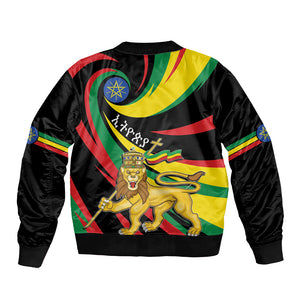 Ethiopia National Day 1991 Bomber Jacket Habesha Lion Of Judah