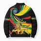 Ethiopia National Day 1991 Bomber Puffer Jacket Habesha Lion Of Judah