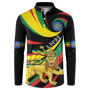 Ethiopia National Day 1991 Button Sweatshirt Habesha Lion Of Judah