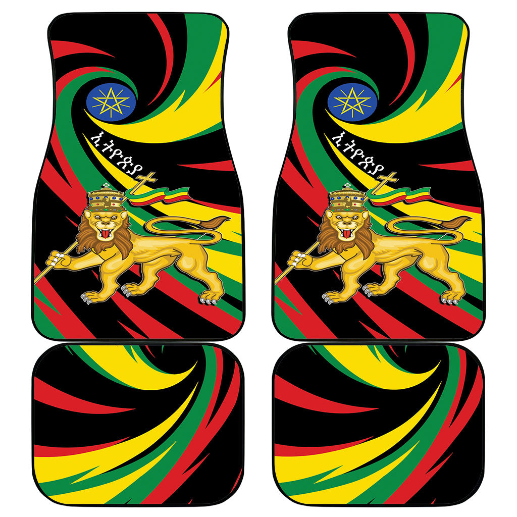 Ethiopia National Day 1991 Car Mats Habesha Lion Of Judah