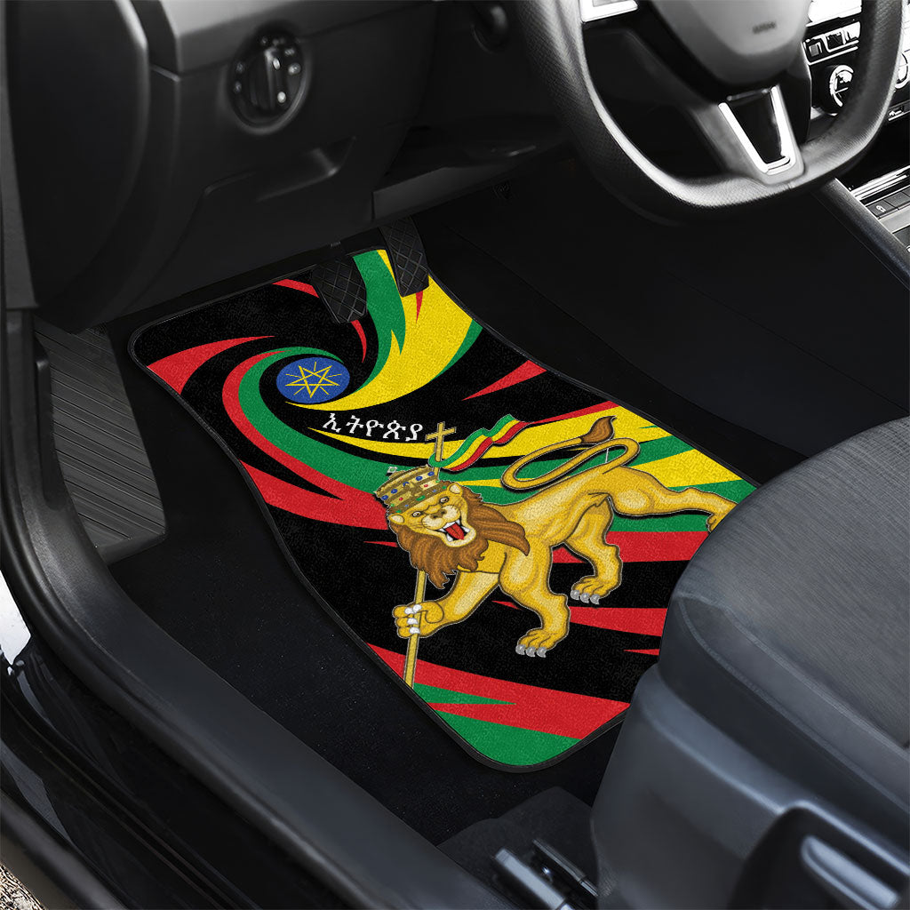 Ethiopia National Day 1991 Car Mats Habesha Lion Of Judah
