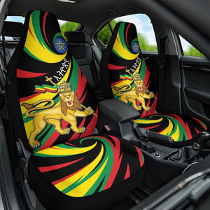 Ethiopia National Day 1991 Car Seat Cover Habesha Lion Of Judah