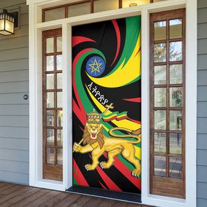 Ethiopia National Day 1991 Door Cover Habesha Lion Of Judah