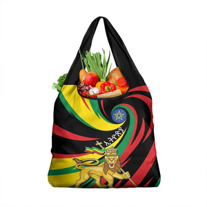 Ethiopia National Day 1991 Grocery Bag Habesha Lion Of Judah