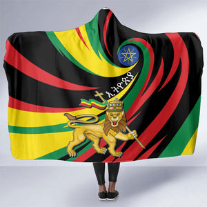 Ethiopia National Day 1991 Hooded Blanket Habesha Lion Of Judah