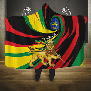 Ethiopia National Day 1991 Hooded Blanket Habesha Lion Of Judah
