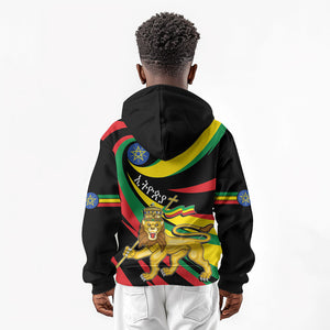 Ethiopia National Day 1991 Kid Hoodie Habesha Lion Of Judah