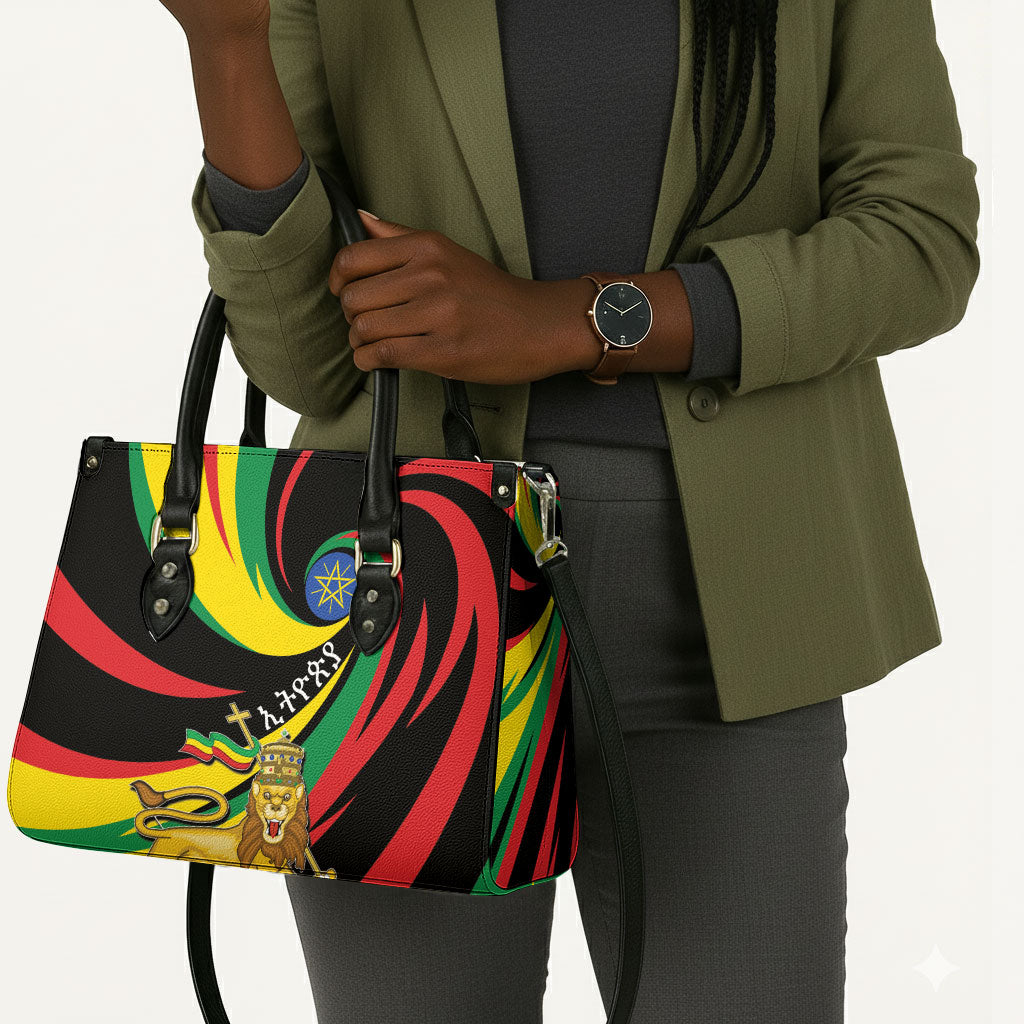 Ethiopia National Day 1991 Leather Bag Habesha Lion Of Judah