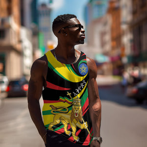 Ethiopia National Day 1991 Men Tank Top Habesha Lion Of Judah