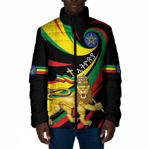 Ethiopia National Day 1991 Padded Jacket Habesha Lion Of Judah