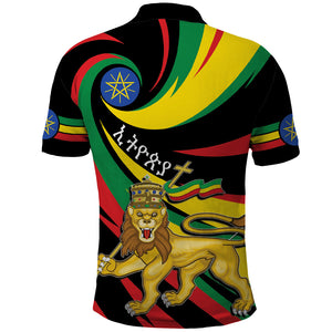 Ethiopia National Day 1991 Polo Shirt Habesha Lion Of Judah