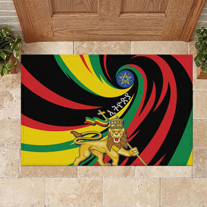 Ethiopia National Day 1991 Rubber Doormat Habesha Lion Of Judah
