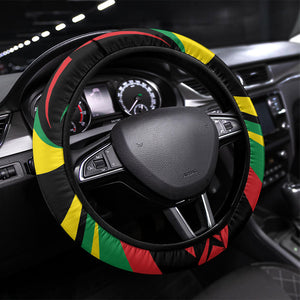 Ethiopia National Day 1991 Steering Wheel Cover Habesha Lion Of Judah