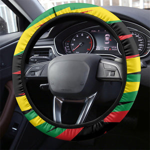Ethiopia National Day 1991 Steering Wheel Cover Habesha Lion Of Judah
