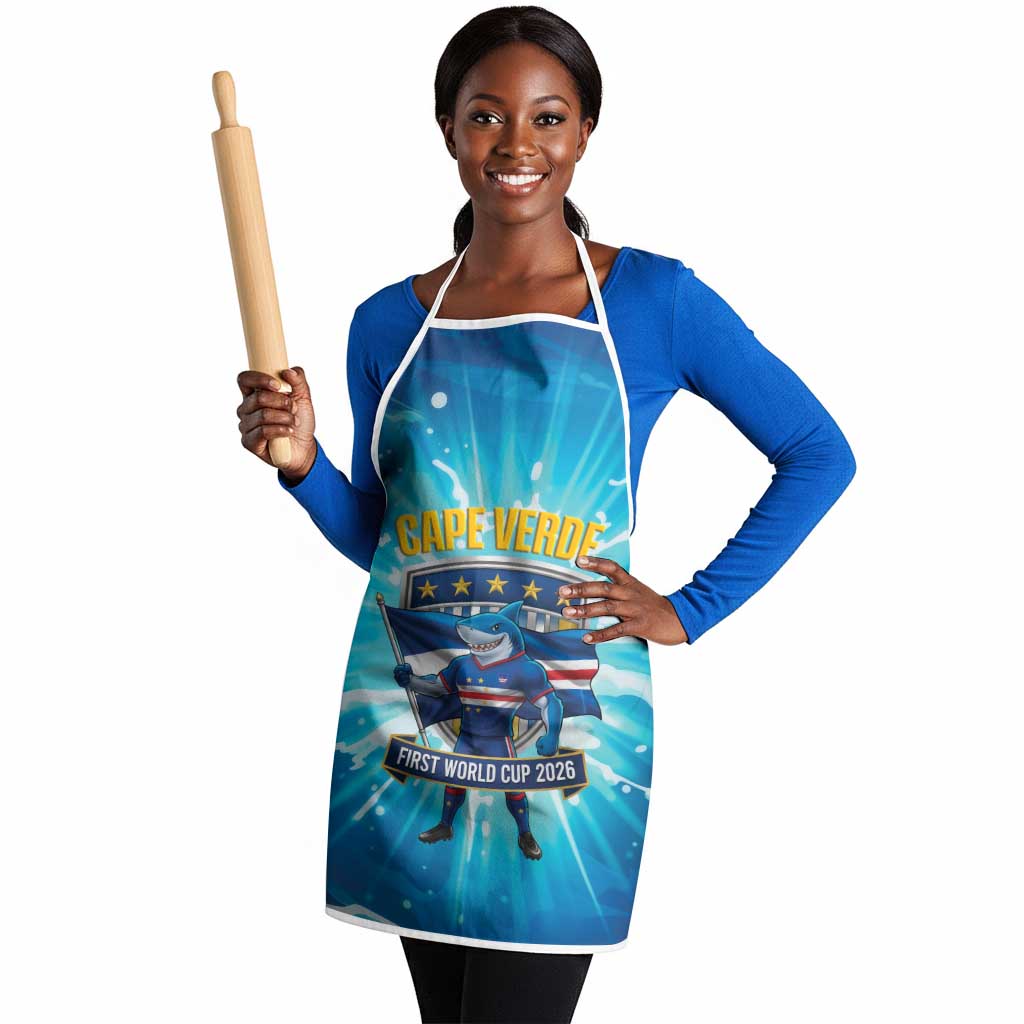 Blue Shark Cape Verde Football Apron First World Cup 2026
