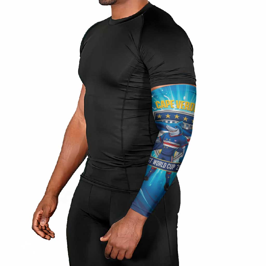 Blue Shark Cape Verde Football Arm Sleeves First World Cup 2026