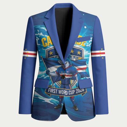 Blue Shark Cape Verde Football Blazer First World Cup 2026