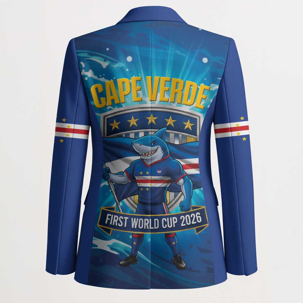 Blue Shark Cape Verde Football Blazer First World Cup 2026