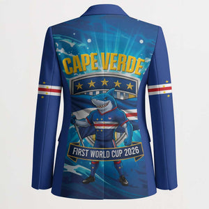 Blue Shark Cape Verde Football Blazer First World Cup 2026