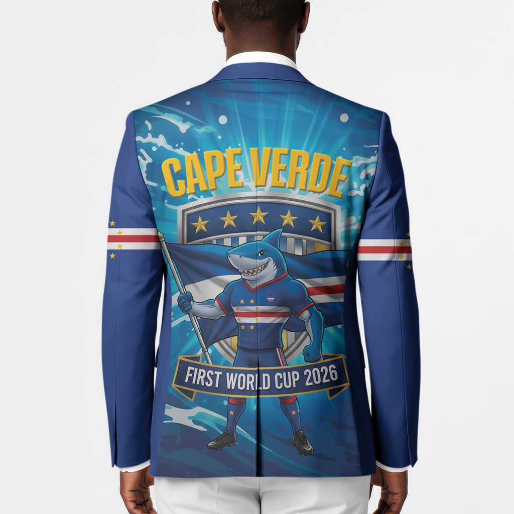 Blue Shark Cape Verde Football Blazer First World Cup 2026