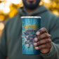 Blue Shark Cape Verde Football 4 in 1 Can Cooler Tumbler First World Cup 2026 - African Pride