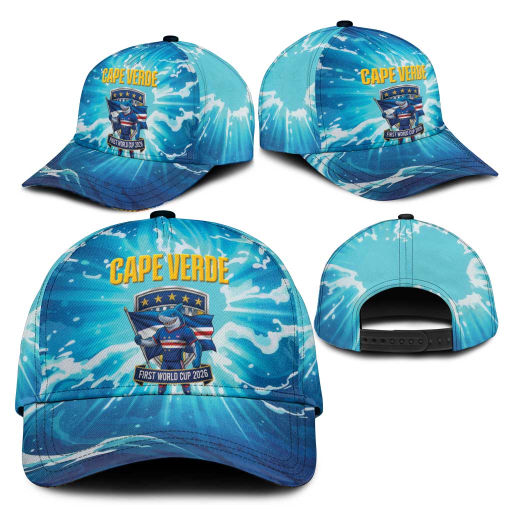 Blue Shark Cape Verde Football Classic Cap First World Cup 2026 - African Pride
