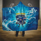Blue Shark Cape Verde Football Hooded Blanket First World Cup 2026 - African Pride