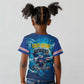 Blue Shark Cape Verde Football Kid T shirt First World Cup 2026 - African Pride