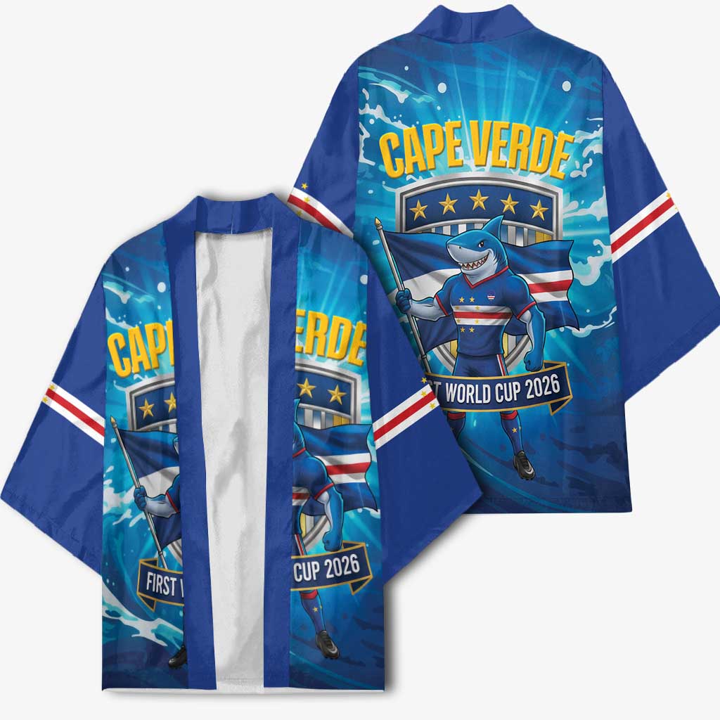 Blue Shark Cape Verde Football Kimono First World Cup 2026