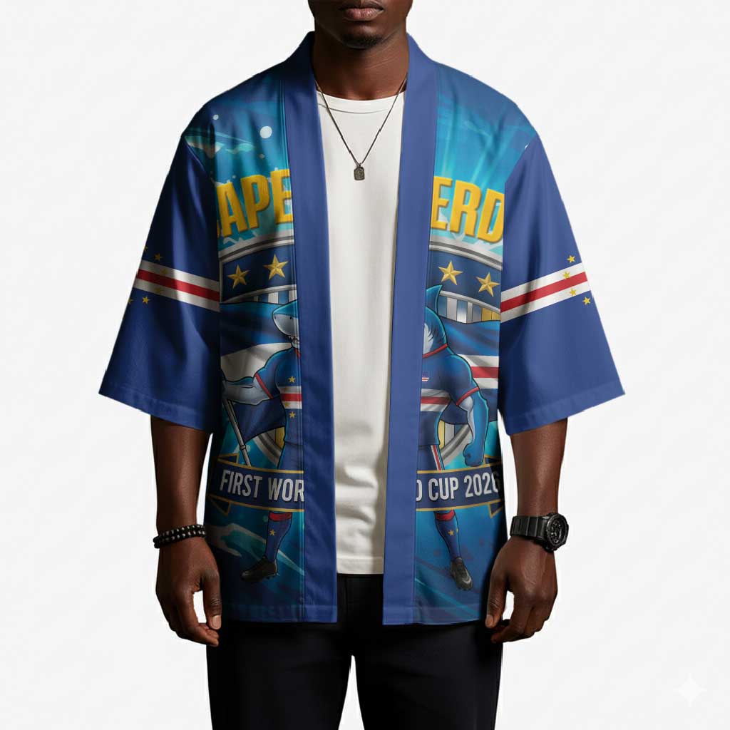 Blue Shark Cape Verde Football Kimono First World Cup 2026