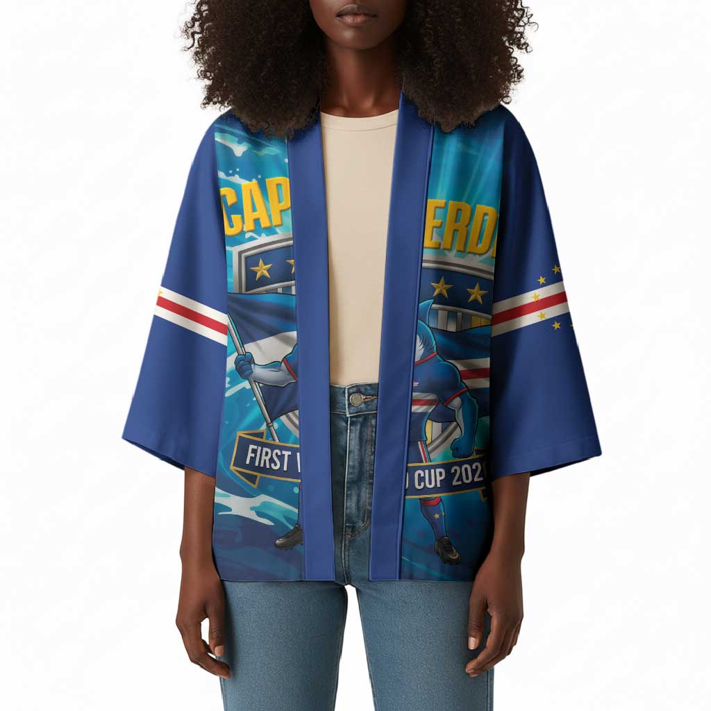 Blue Shark Cape Verde Football Kimono First World Cup 2026
