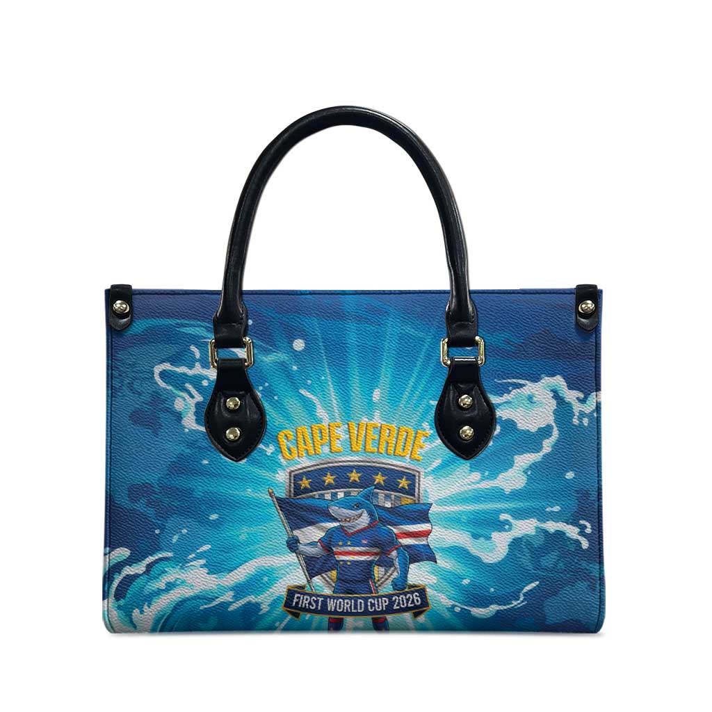 Blue Shark Cape Verde Football Leather Bag First World Cup 2026