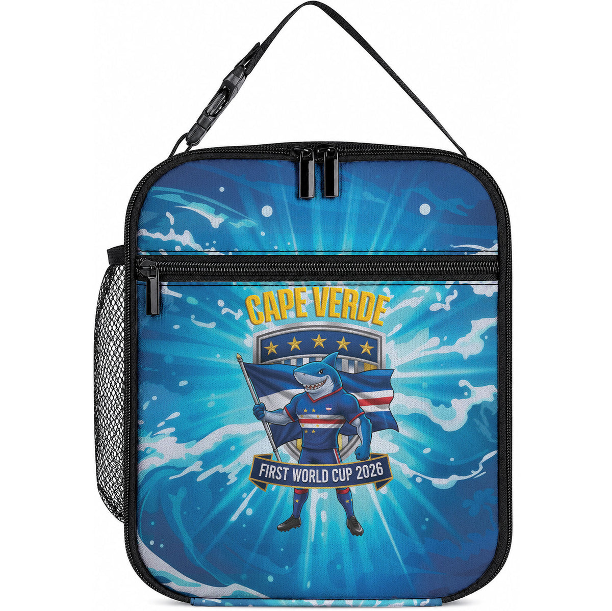 Blue Shark Cape Verde Football Lunch Bag First World Cup 2026