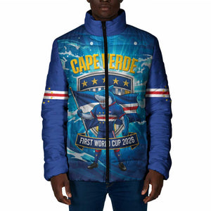 Blue Shark Cape Verde Football Padded Jacket First World Cup 2026