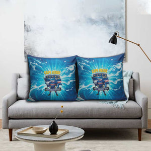 Blue Shark Cape Verde Football Pillow Cover First World Cup 2026