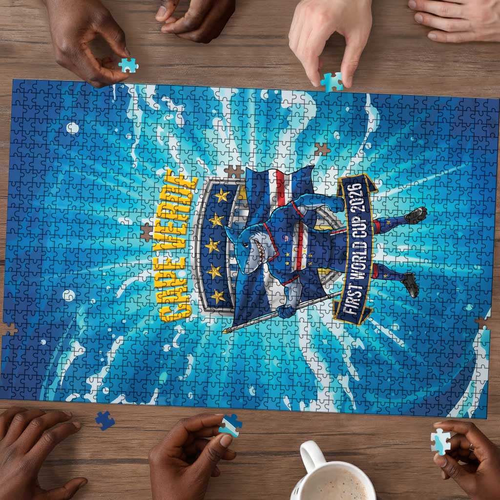 Blue Shark Cape Verde Football Puzzle First World Cup 2026