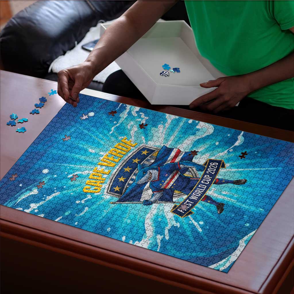 Blue Shark Cape Verde Football Puzzle First World Cup 2026
