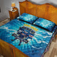 Blue Shark Cape Verde Football Quilt Bed Set First World Cup 2026 - African Pride