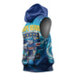 Blue Shark Cape Verde Football Sleeveless Hoodie First World Cup 2026 - African Pride