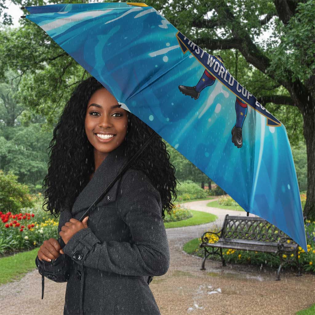 Blue Shark Cape Verde Football Umbrella First World Cup 2026