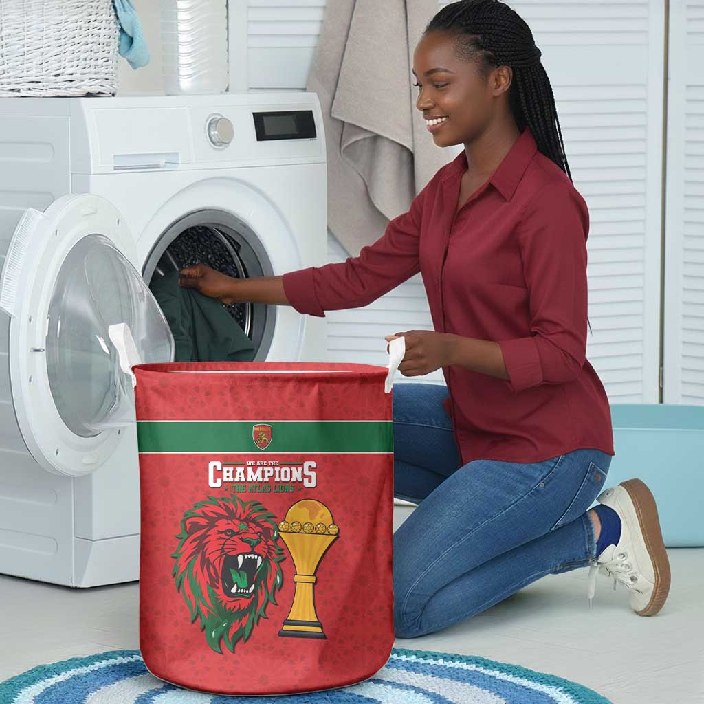 Morocco Champions Football Laundry Basket Atlas Lions Rise