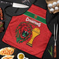 Morocco Champions Football Apron Atlas Lions Rise