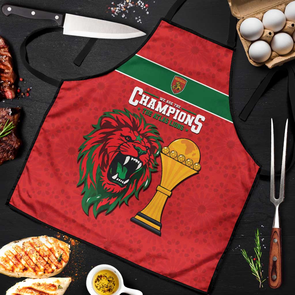 Morocco Champions Football Apron Atlas Lions Rise