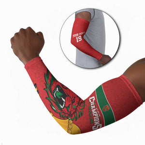 Morocco Champions Football Custom Arm Sleeves Atlas Lions Rise